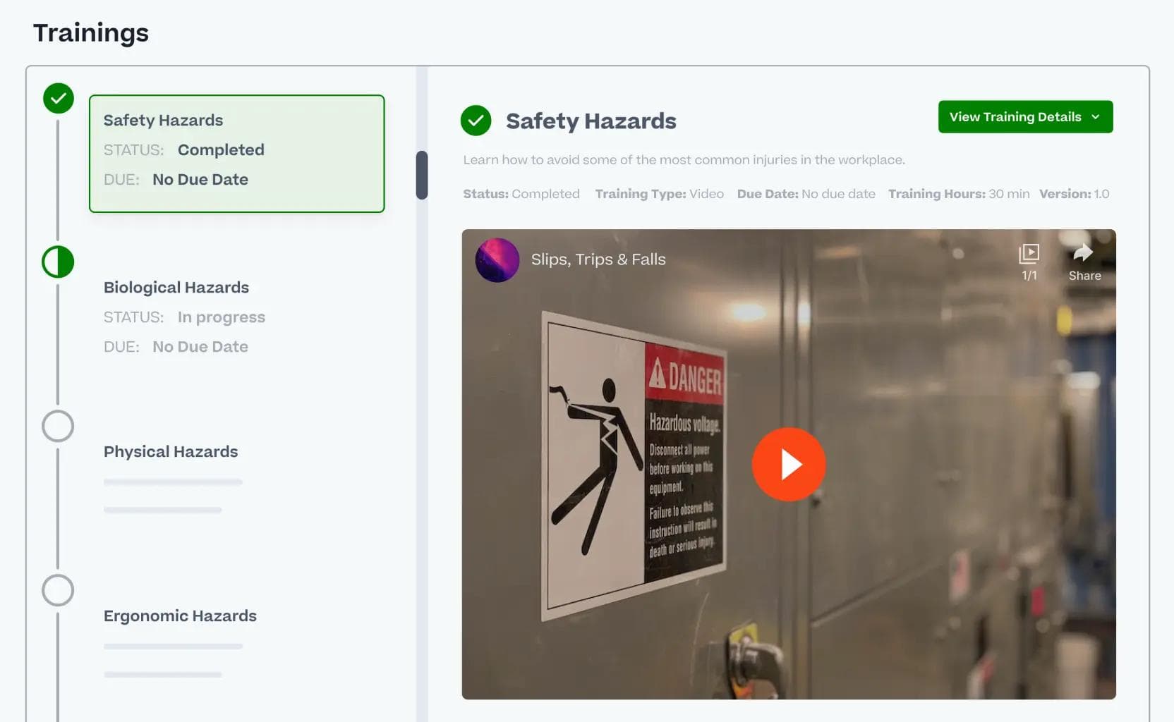 A product screen shot of Cornerstone Learning Management Software.