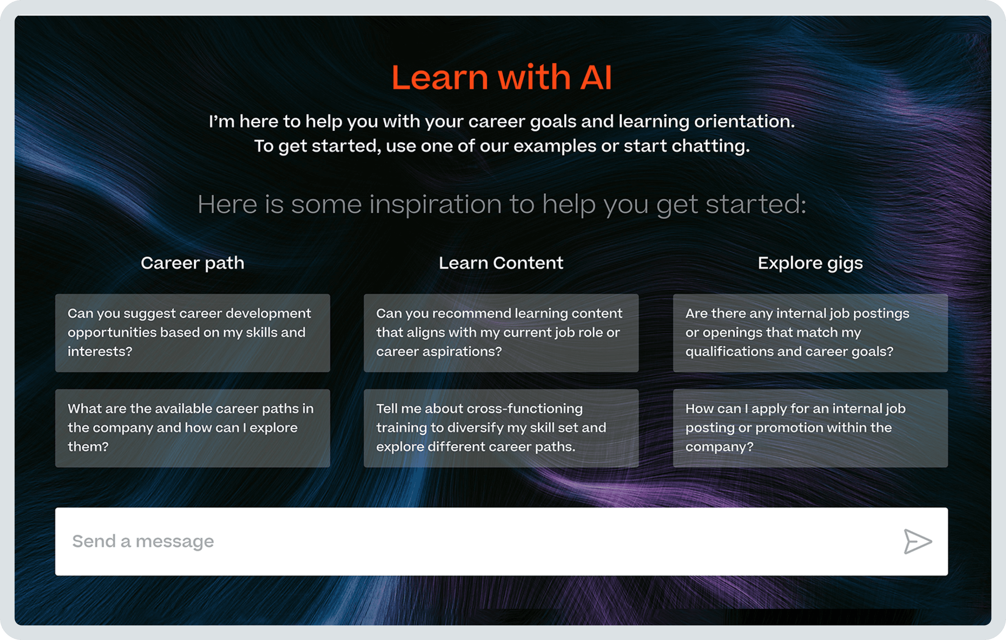 Product screenshot of Cornerstone AI.