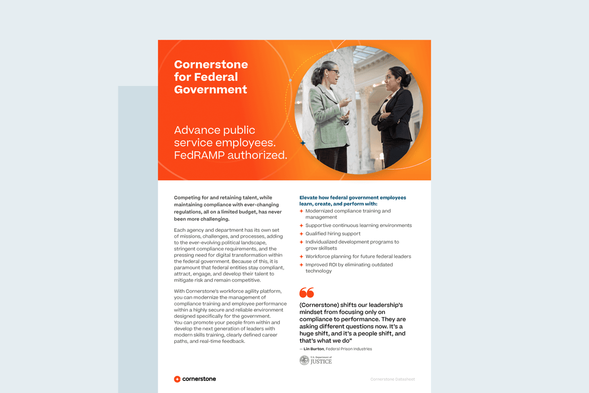 Cornerstone for Federal Government